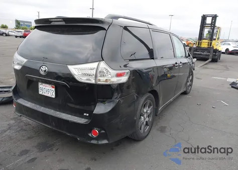 2017 Toyota Sienna Se Premium 8 Passenger из США, поврежденный, VIN 5TDXZ3DC6HS811224